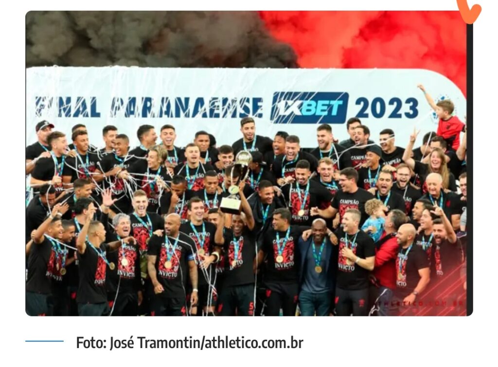 Campanha impecável, Athletico é campeão paranaense de 2023