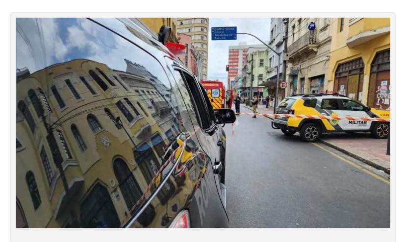 Suspeito de realizar ataque a tiros no Centro de Curitiba é preso