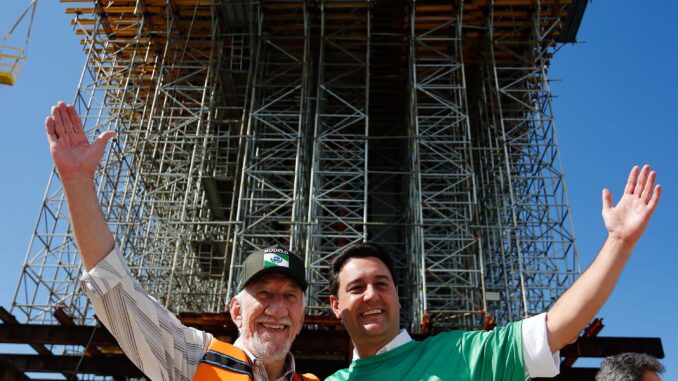 Ponte de Guaratuba atinge 50% das obras e transforma Litoral do Paraná