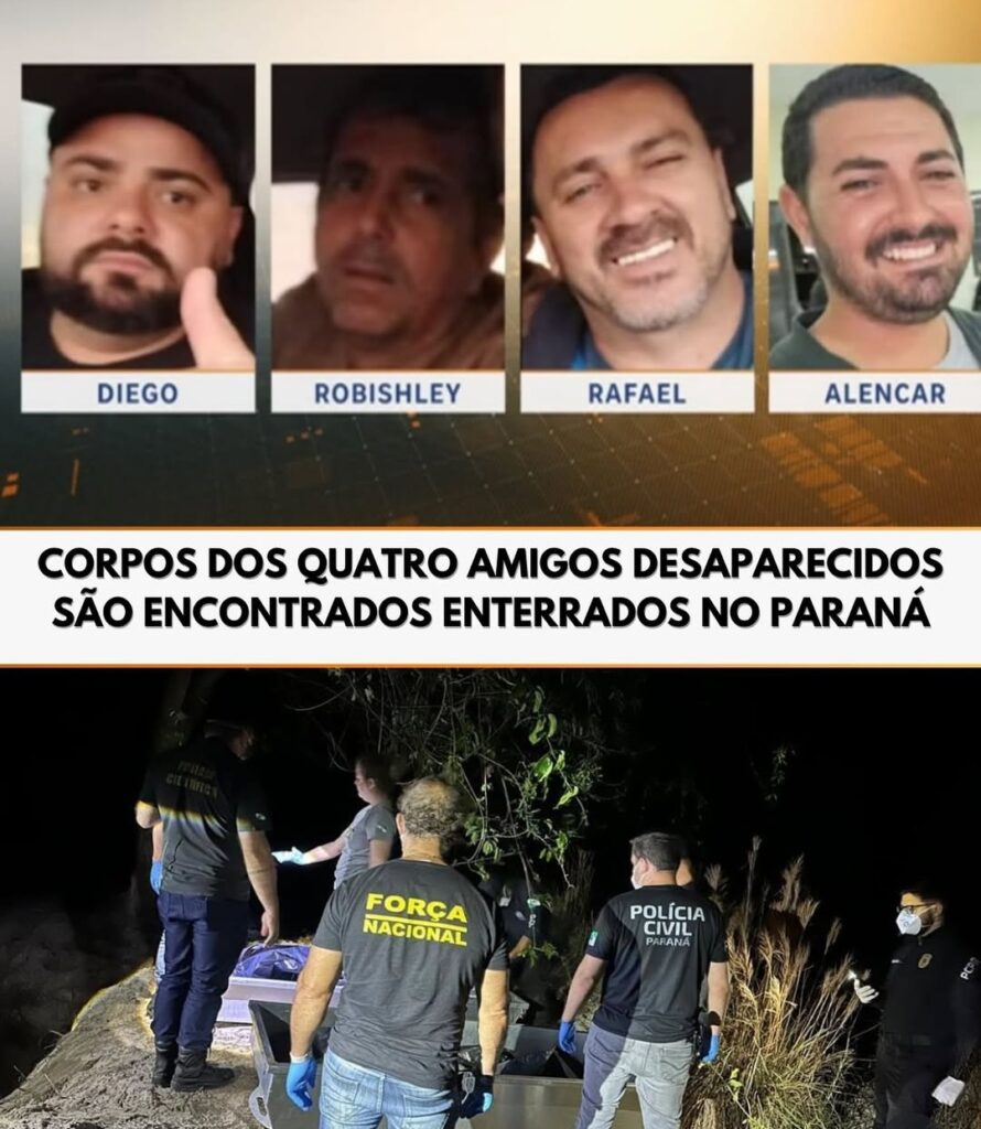 Os corpos dos homens que morreram em cobrança de divida, são localizados.