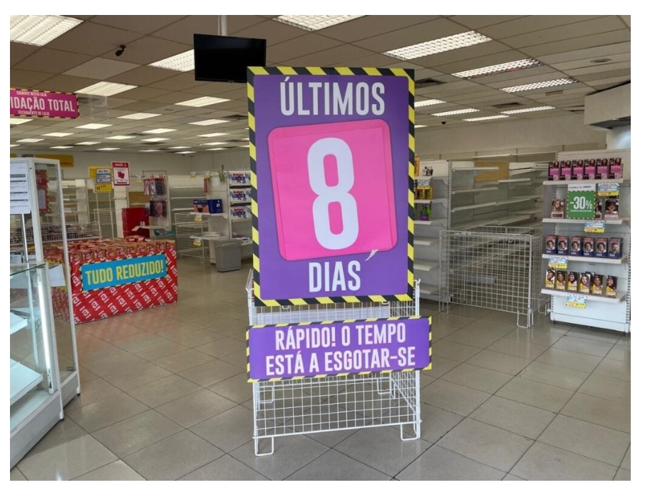 Rede Americanas anuncia o fechamento de lojas em Curitiba.