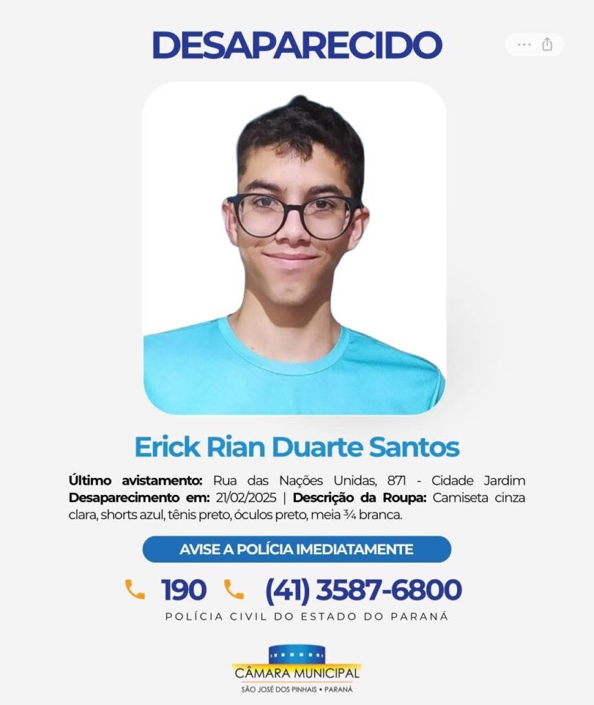 Um ano sem notícias