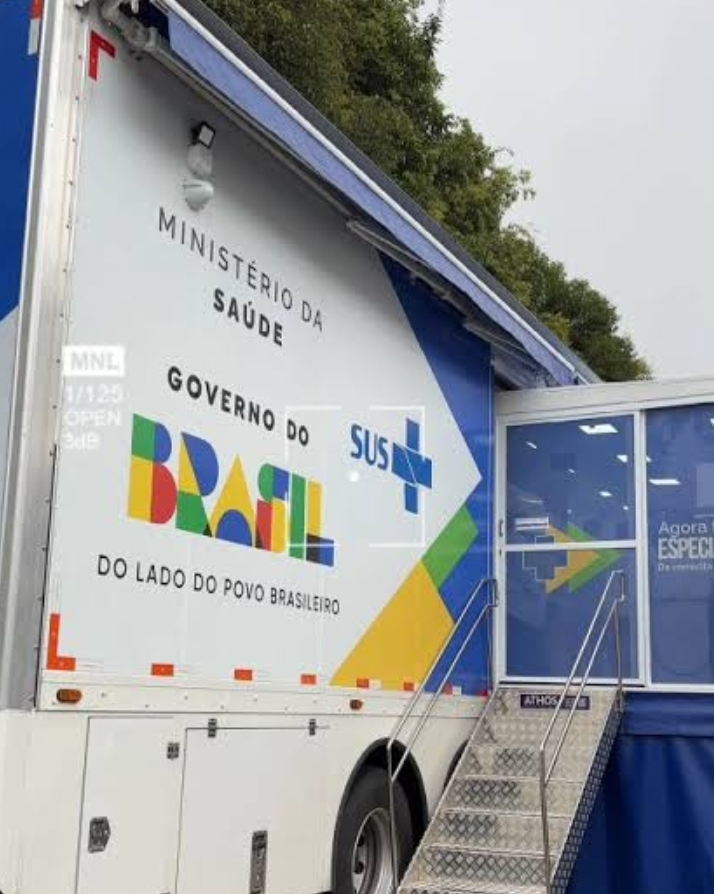 Ministério da Saúde leva para Fazenda Rio Grande (PR) carreta de saúde da mulher para diagnóstico precoce de câncer de mama e do útero no SUS