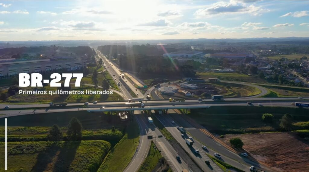 Entrega da terceira faixa da Br 277 en São José dos Pinhais