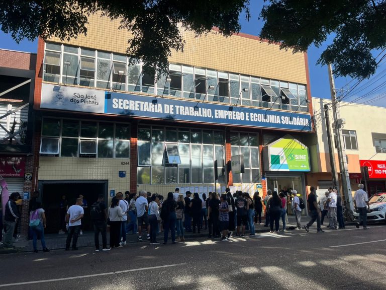 São José dos Pinhais abre 360 vaga